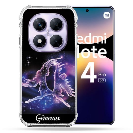 Coque Renforcée Pour Xiaomi Redmi Note 14 PRO 5G Signe Zodiaque 2 Gémeaux