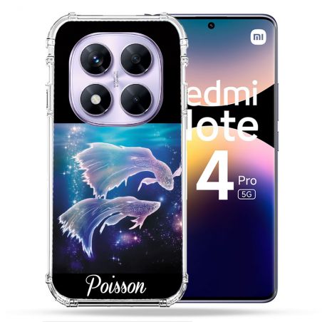 Coque Renforcée Pour Xiaomi Redmi Note 14 PRO 5G Signe Zodiaque 2 Poisson