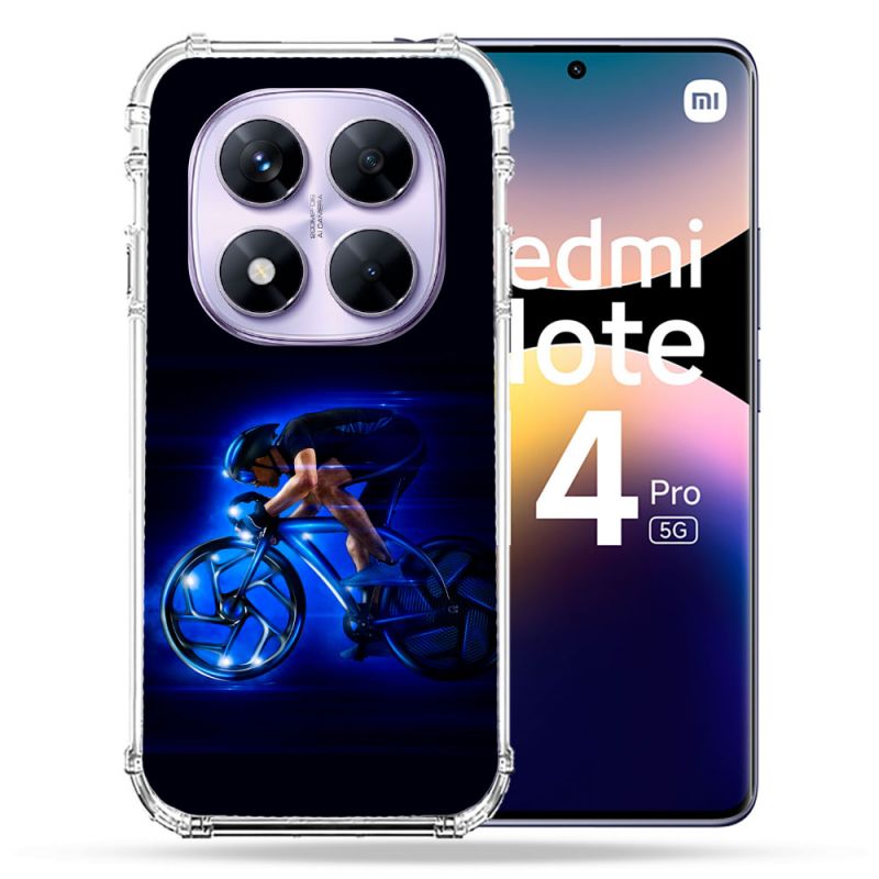 Coque Renforcée Pour Xiaomi Redmi Note 14 PRO 5G Sport Cyclisme Bleu