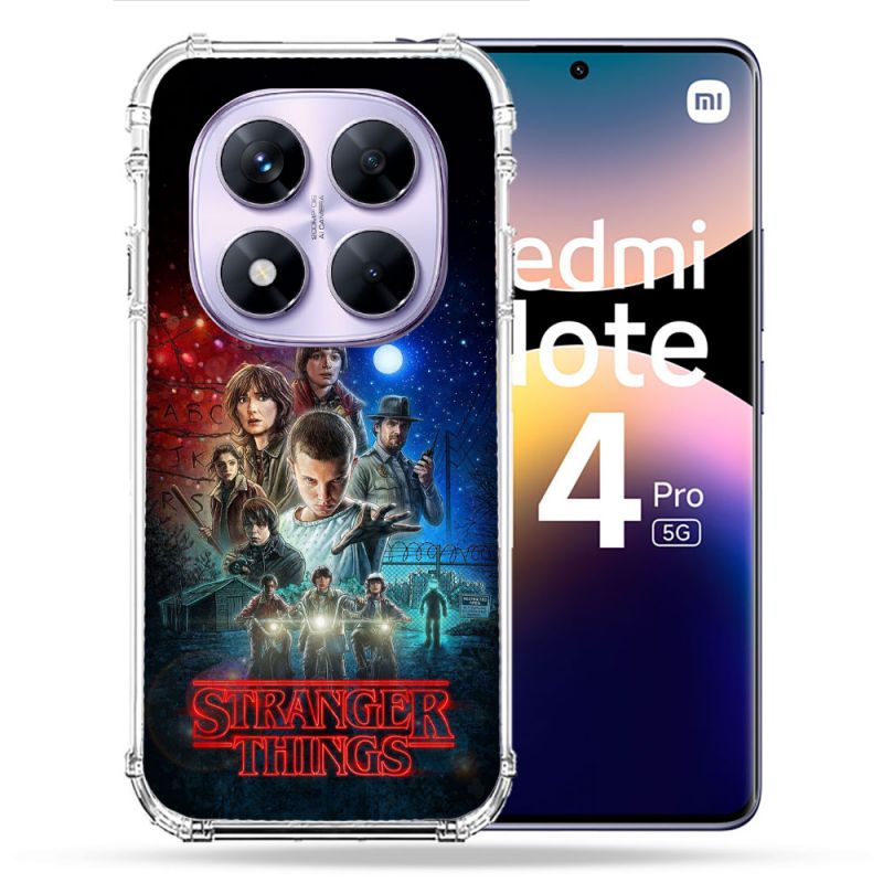 Coque Renforcée Pour Xiaomi Redmi Note 14 PRO 5G Stranger Things Affiche 1
