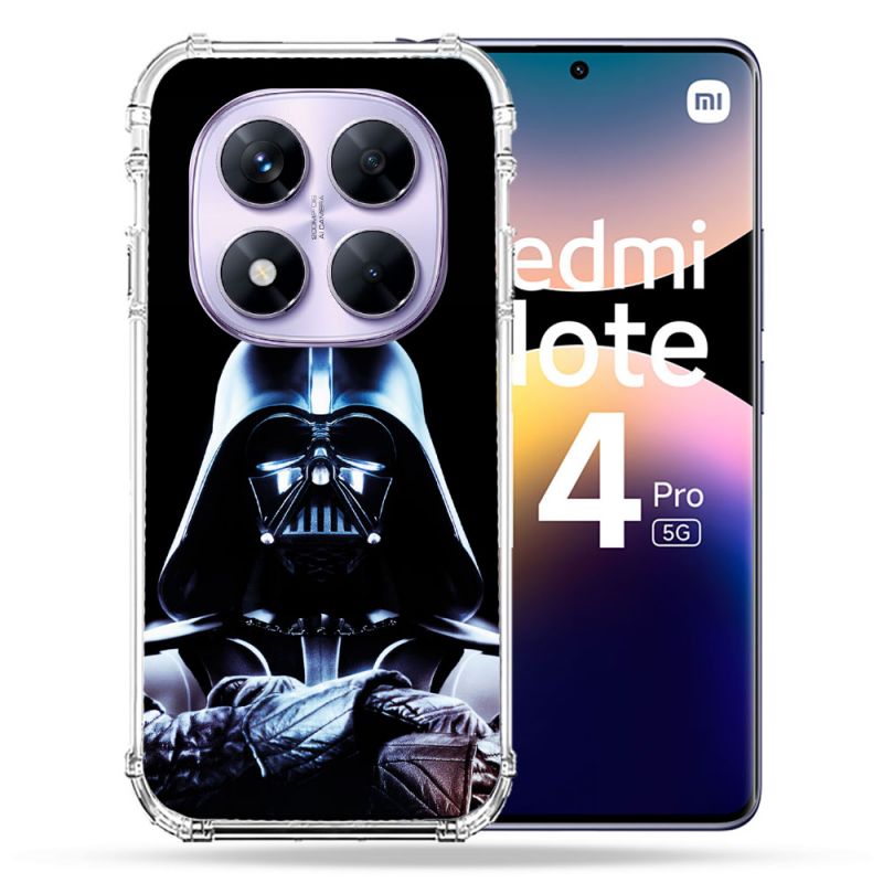 Coque Renforcée Pour Xiaomi Redmi Note 14 PRO 5G Star Wars - Dark Vador Noir