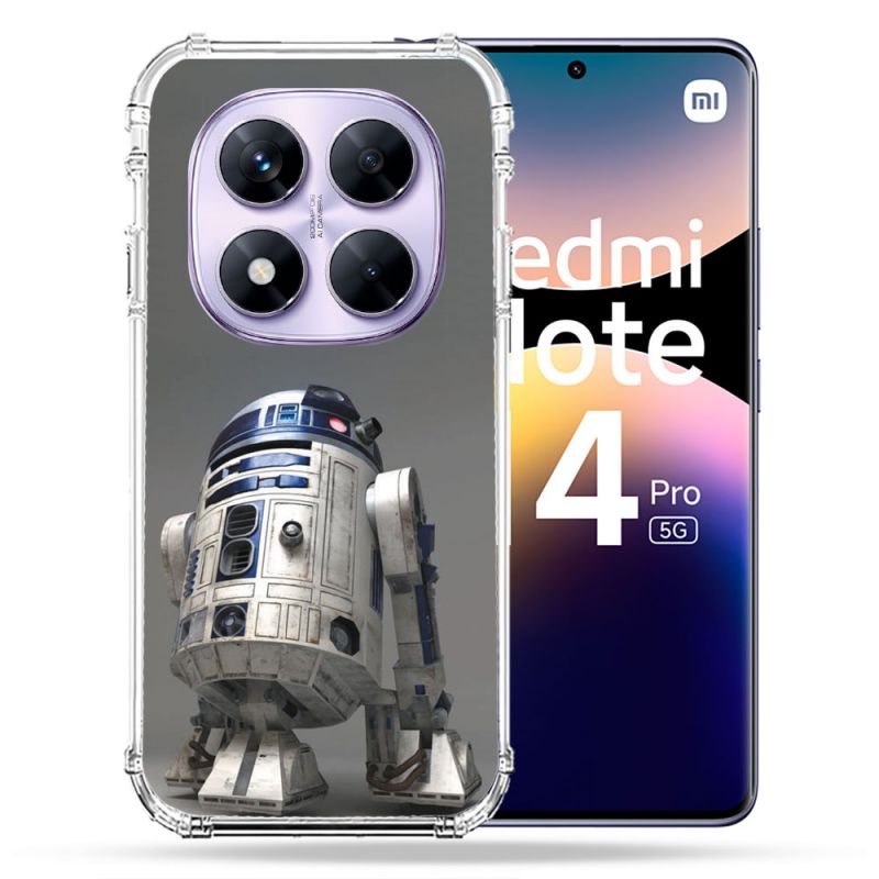 Coque Renforcée Pour Xiaomi Redmi Note 14 PRO 5G Star Wars - R2D2