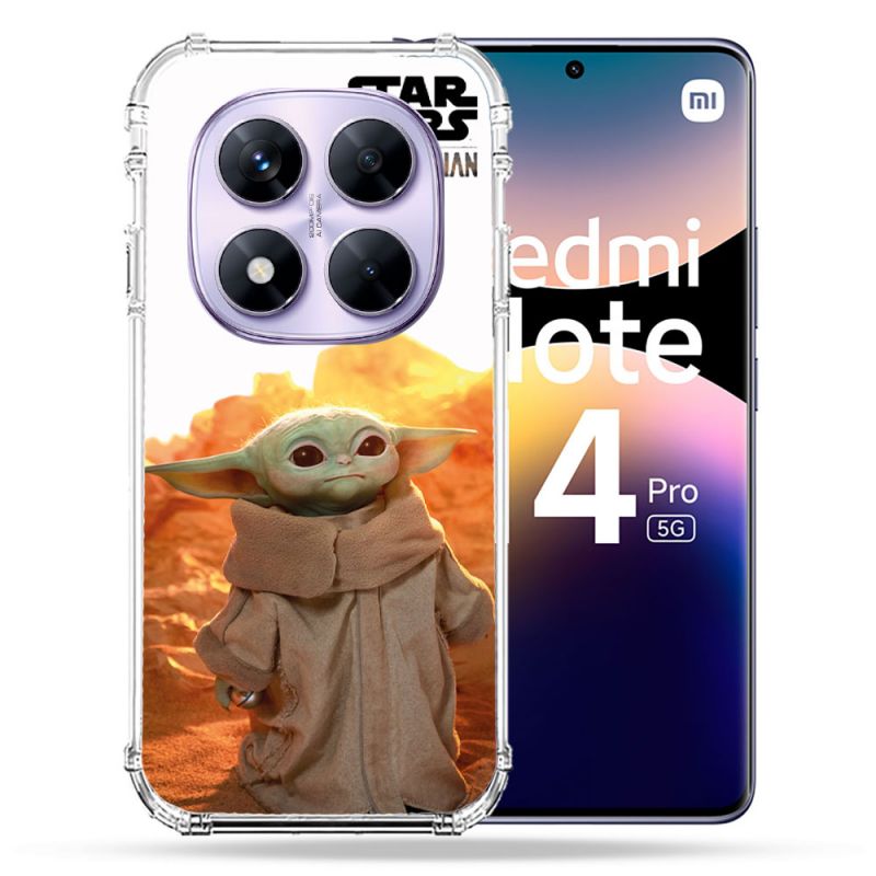 Coque Renforcée Pour Xiaomi Redmi Note 14 PRO 5G Star Wars - Yoda bebe soleil