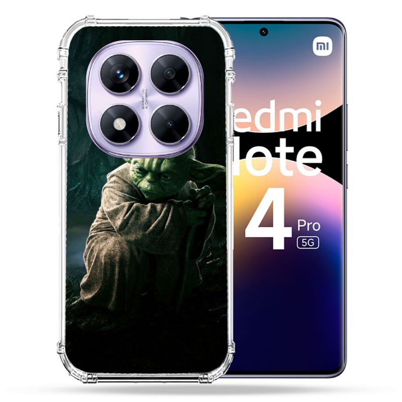 Coque Renforcée Pour Xiaomi Redmi Note 14 PRO 5G Star Wars - Yoda sombre