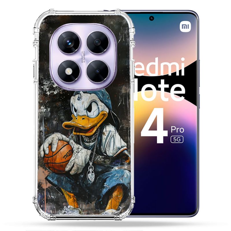Coque Renforcée Pour Xiaomi Redmi Note 14 PRO 5G Street Art Donald Duck