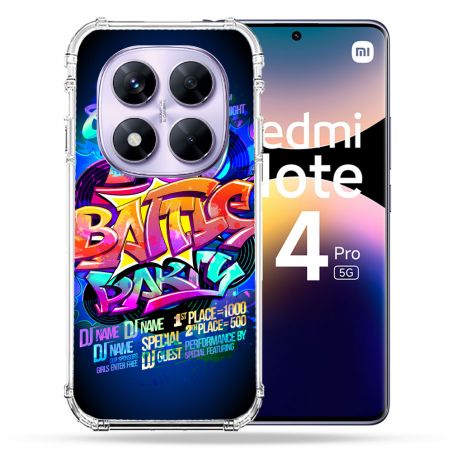 Coque Renforcée Pour Xiaomi Redmi Note 14 PRO 5G Street Art Rap