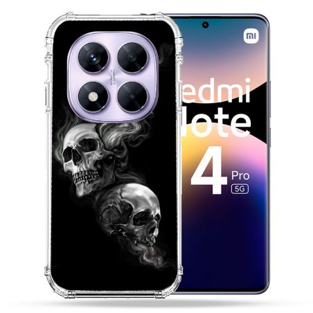 Coque Renforcée Pour Xiaomi Redmi Note 14 PRO 5G Tete de Mort Triple