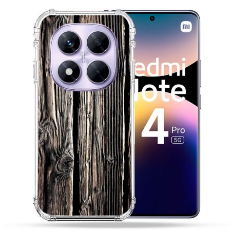 Coque Renforcée Pour Xiaomi Redmi Note 14 PRO 5G Texture Bois