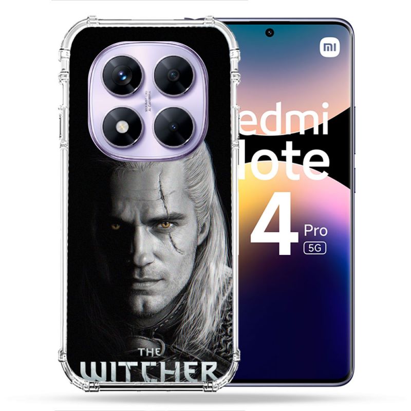Coque Renforcée Pour Xiaomi Redmi Note 14 PRO 5G The Witcher Noir