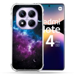 Coque Renforcée Pour Xiaomi Redmi Note 14 PRO 5G Univers Bleu Violet