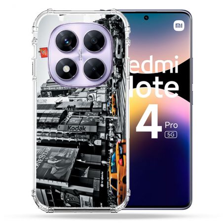 Coque Renforcée Pour Xiaomi Redmi Note 14 PRO 5G Voyage Amerique USA New York Taxi