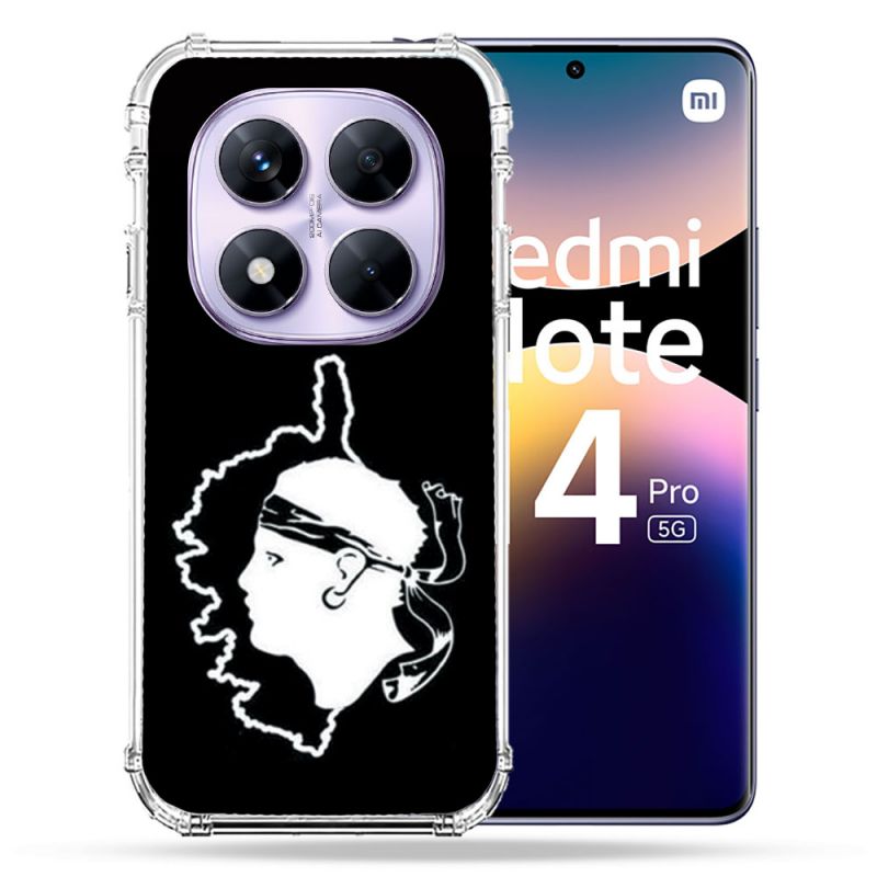 Coque Renforcée Pour Xiaomi Redmi Note 14 PRO 5G Voyage Corse Noir