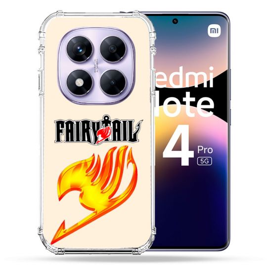 Coque Renforcée Transparente Pour Xiaomi Redmi Note 14 PRO 5G Fairy Tail