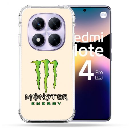 Coque Renforcée Transparente Pour Xiaomi Redmi Note 14 PRO 5G Monster Energy