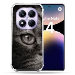 Coque Renforcée Pour Xiaomi Redmi Note 14 PRO 4G Animal Chat Gris