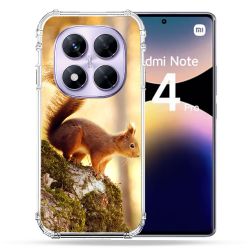Coque Renforcée Pour Xiaomi Redmi Note 14 PRO 4G Animal Ecureuil Bois