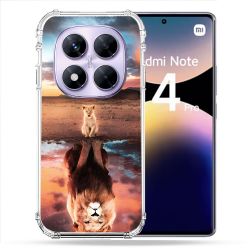 Coque Renforcée Pour Xiaomi Redmi Note 14 PRO 4G Animal Lion Reflet