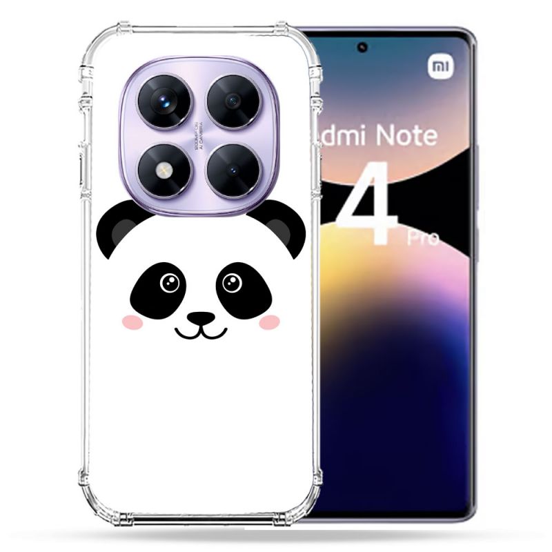 Coque Renforcée Pour Xiaomi Redmi Note 14 PRO 4G Animal Panda Blanc