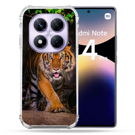 Coque Renforcée Pour Xiaomi Redmi Note 14 PRO 4G Animal Tigre Jungle