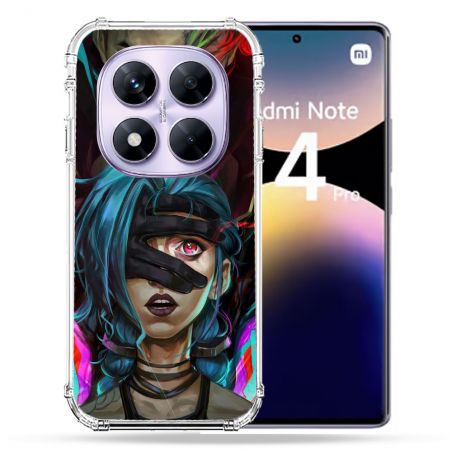 Coque Renforcée Pour Xiaomi Redmi Note 14 PRO 4G Arcane Jinx Bleu