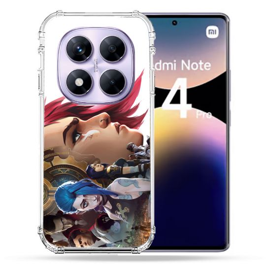 Coque Renforcée Pour Xiaomi Redmi Note 14 PRO 4G Arcane Jinx Sœur