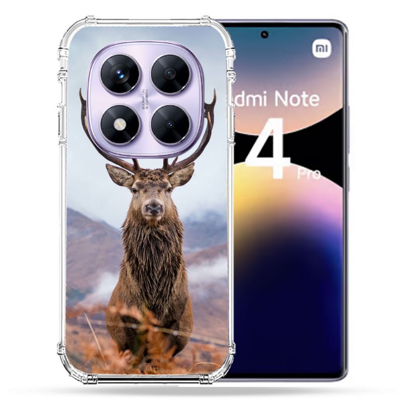 Coque Renforcée Pour Xiaomi Redmi Note 14 PRO 4G Chasse Chevreuil Montagne