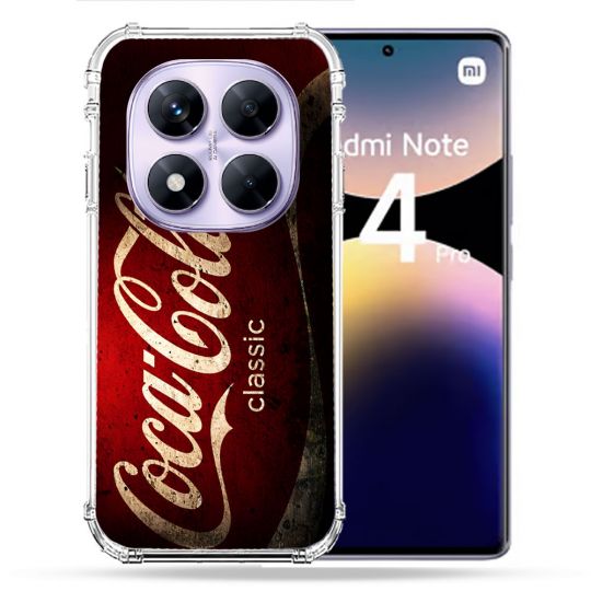 Coque Renforcée Pour Xiaomi Redmi Note 14 PRO 4G Coca Cola Classique