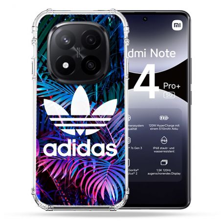 Coque Renforcée Pour Xiaomi Redmi Note 14 PRO PLUS 5G Adidas Palmier