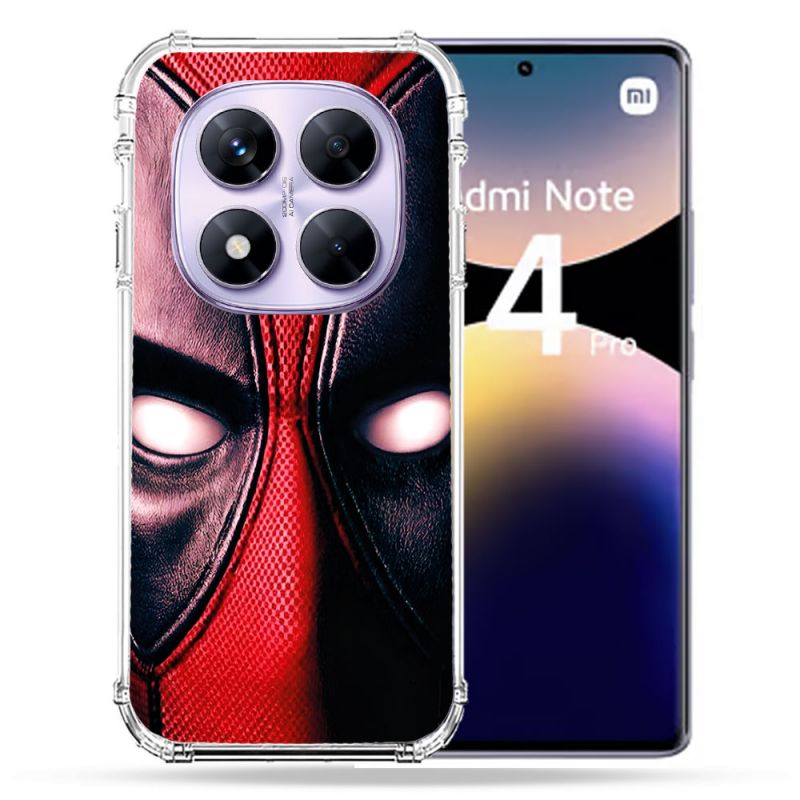 Coque Renforcée Pour Xiaomi Redmi Note 14 PRO 4G Deadpool Yeux