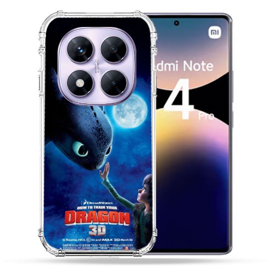Coque Renforcée Pour Xiaomi Redmi Note 14 PRO 4G Dragons Affiche