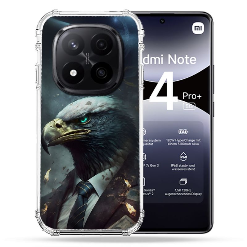 Coque Renforcée Pour Xiaomi Redmi Note 14 PRO PLUS 5G Animal Aigle Business