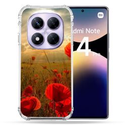 Coque Renforcée Pour Xiaomi Redmi Note 14 PRO 4G Fleur Coquelicot