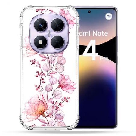 Coque Renforcée Pour Xiaomi Redmi Note 14 PRO 4G Fleur Eclosion