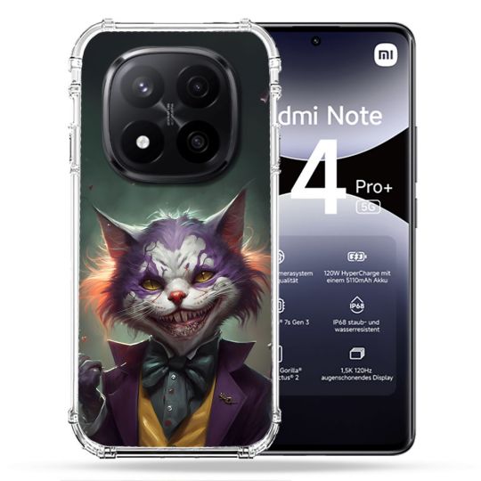 Coque Renforcée Pour Xiaomi Redmi Note 14 PRO PLUS 5G Animal Chat Joker