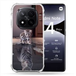 Coque Renforcée Pour Xiaomi Redmi Note 14 PRO PLUS 5G Animal Chat Reflet