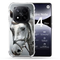 Coque Renforcée Pour Xiaomi Redmi Note 14 PRO PLUS 5G Animal Cheval Blanc