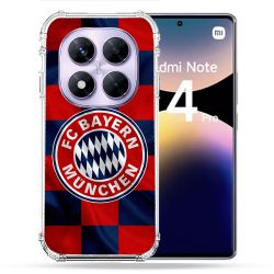 Coque Renforcée Pour Xiaomi Redmi Note 14 PRO 4G Foot Bayern Munich Carreaux