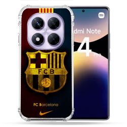 Coque Renforcée Pour Xiaomi Redmi Note 14 PRO 4G Foot FC Barcelone Vintage