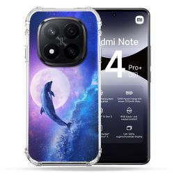 Coque Renforcée Pour Xiaomi Redmi Note 14 PRO PLUS 5G Animal Dauphin Vague