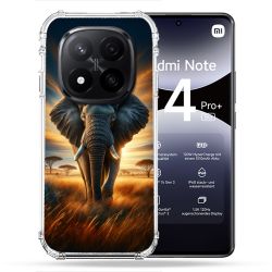 Coque Renforcée Pour Xiaomi Redmi Note 14 PRO PLUS 5G Animal Elephant Savane