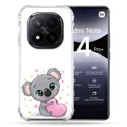 Coque Renforcée Pour Xiaomi Redmi Note 14 PRO PLUS 5G Animal Koala Cœur