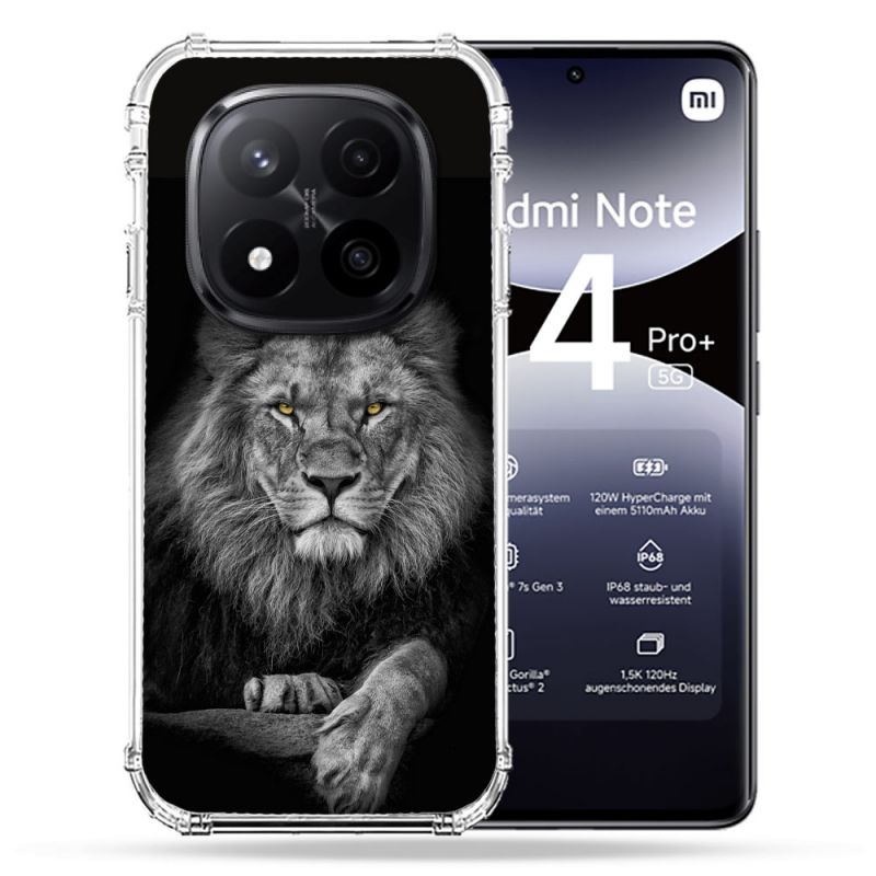 Coque Renforcée Pour Xiaomi Redmi Note 14 PRO PLUS 5G Animal Lion Majestueux