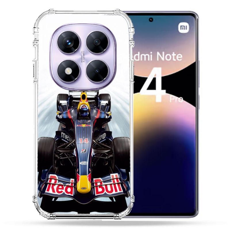 Coque Renforcée Pour Xiaomi Redmi Note 14 PRO 4G Formule 1 F1 Red Bull