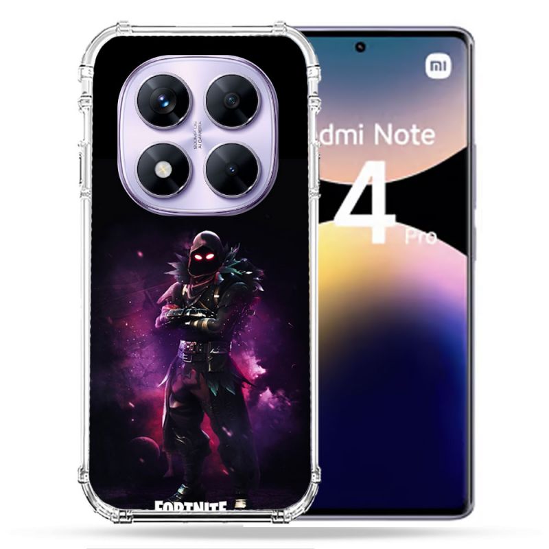 Coque Renforcée Pour Xiaomi Redmi Note 14 PRO 4G Fortnite Raven