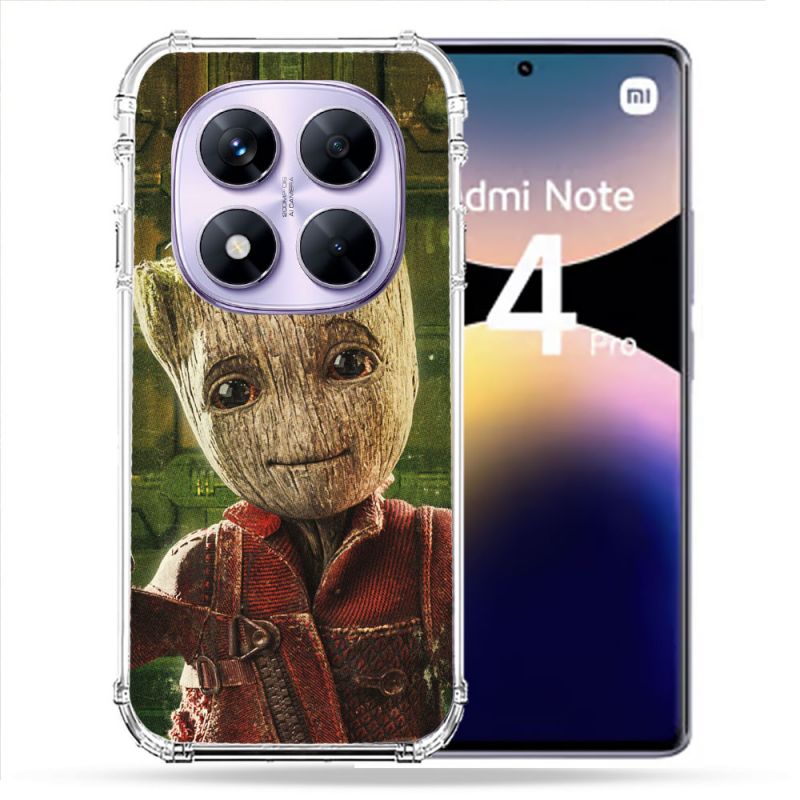 Coque Renforcée Pour Xiaomi Redmi Note 14 PRO 4G Groot Vert