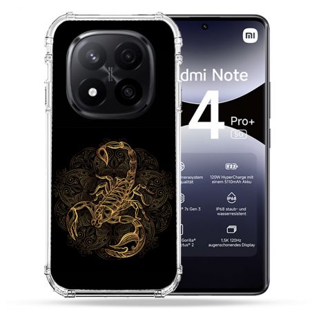 Coque Renforcée Pour Xiaomi Redmi Note 14 PRO PLUS 5G Animal Scorpion Fresque