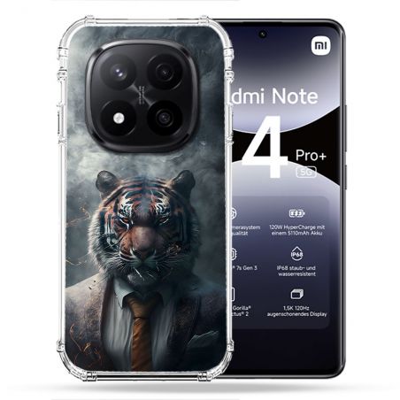 Coque Renforcée Pour Xiaomi Redmi Note 14 PRO PLUS 5G Animal Tigre Business