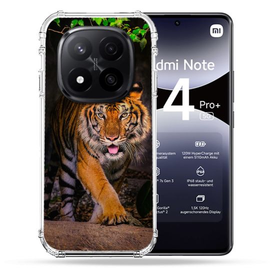Coque Renforcée Pour Xiaomi Redmi Note 14 PRO PLUS 5G Animal Tigre Jungle