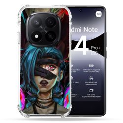 Coque Renforcée Pour Xiaomi Redmi Note 14 PRO PLUS 5G Arcane Jinx Bleu