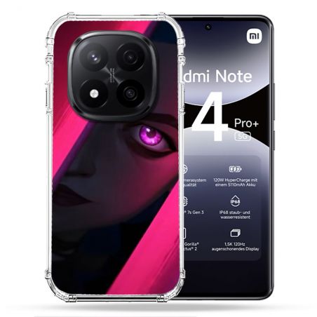 Coque Renforcée Pour Xiaomi Redmi Note 14 PRO PLUS 5G Arcane Jinx Rose